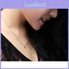 Luxurious Elegant Womens Rose Gold Plated Rhinestone Clavicle Chain Pendant Necklace