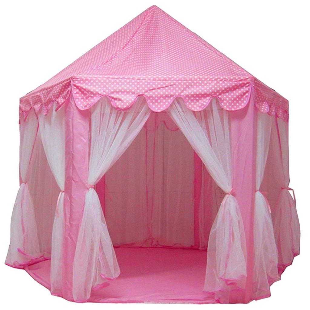 [selling-Home] Kids' Tent, Princess Castle-Shaped Foldable Playhouse, Secret Base, Birthday/Christmas Gift, Pretend Play