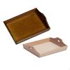 2pcs 1/12 Mini Dollhouse Cake Tray, Platter With Handles Life Scene
