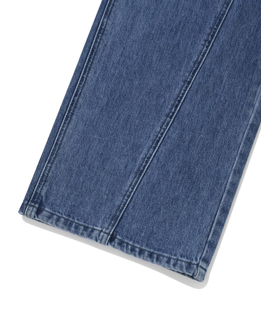 FALLETT [Fallettxlee] Washed Denim Pants Blue