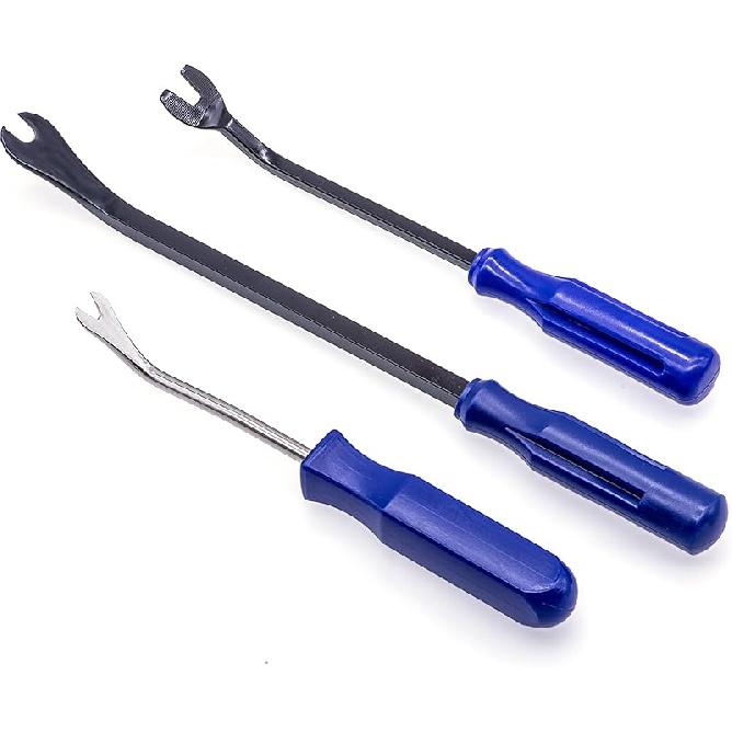 5PCS Auto Trim Removal Tool Kit, No Scratch Plastic Pry Tool Kit, Auto Trim Removal Pry Tool, Car Panel Door Window Fastener Removal Tool Set For