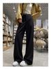 Women's Khaki Wide-Leg Trousers - Spring/Autumn 2026 High-End Slim Straight-Leg Suit Pants
