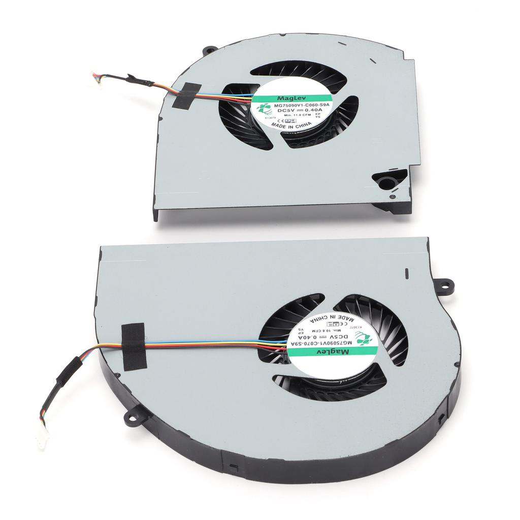 Laptop Cooling Fan 4‑Pin Computer Accessories for Dell Alienware 17 R4 R5 P31E ALW17C