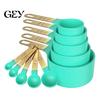 Kitchen Measurement Set 10Pcs Measuring Cups And Spoons Set, Stainless Steel for Dry Liquid Ingredients, Nesting Baking Tools, Gadgets Wet Ingredient