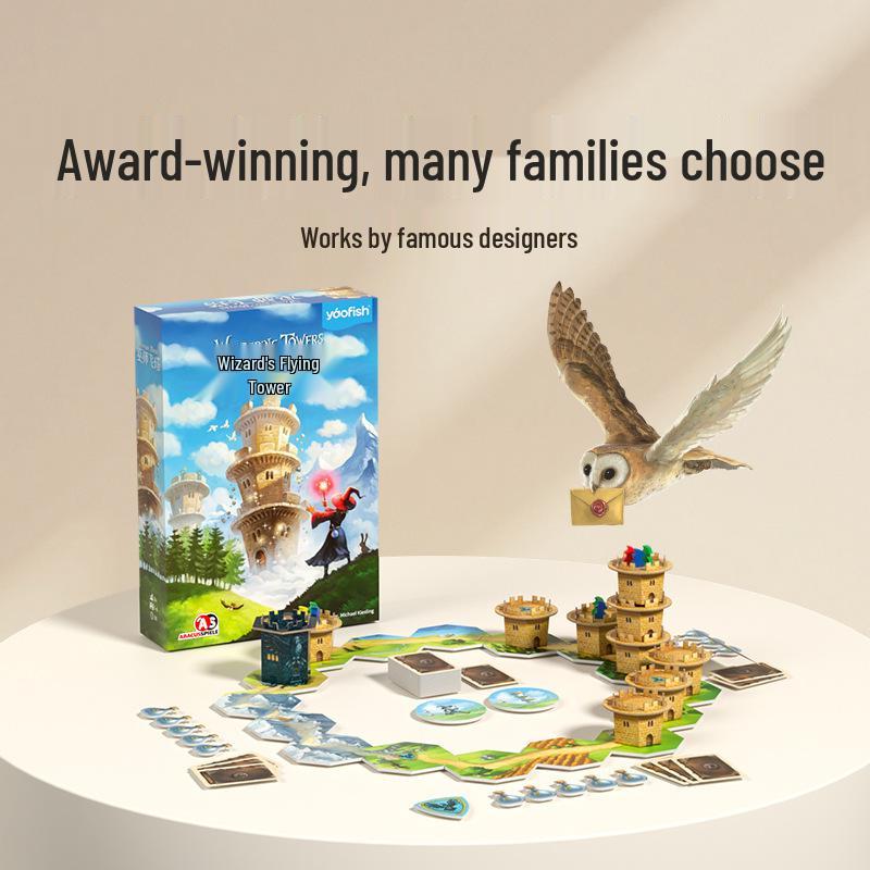 Yaofish Ray Ray's Wizard Tower: Children's Strategy Board Game, Educational Magic Toy, Perfect Birthday Gift for Ages 8+