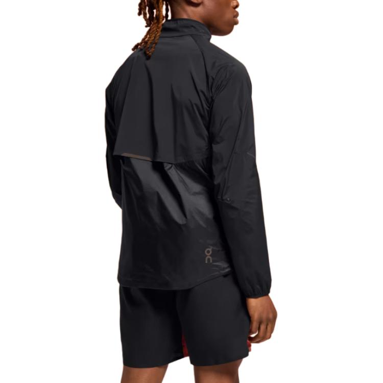 On Weather Running Breathable Windbreaker Men Jackets Black 1ME10310553