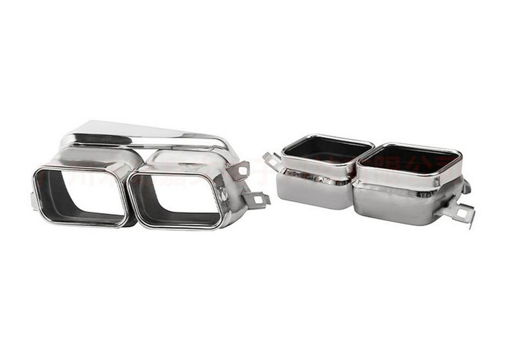 Escape Quadrado com Quatro Saídas de Aço Inoxidável para BMW Série 7 F01-F02-F03