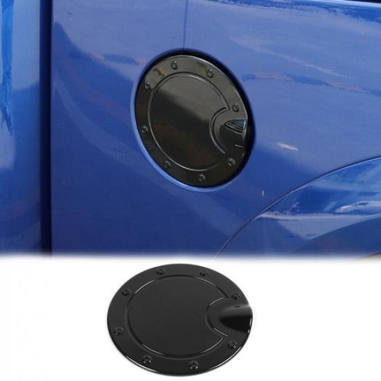 Exterior Filler Fuel Door Tank Gas Cap Cover Trim Black For Dodge RAM 2010-2017