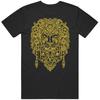 King Of The Steampunk Lion Gold Fantasy T Shirt