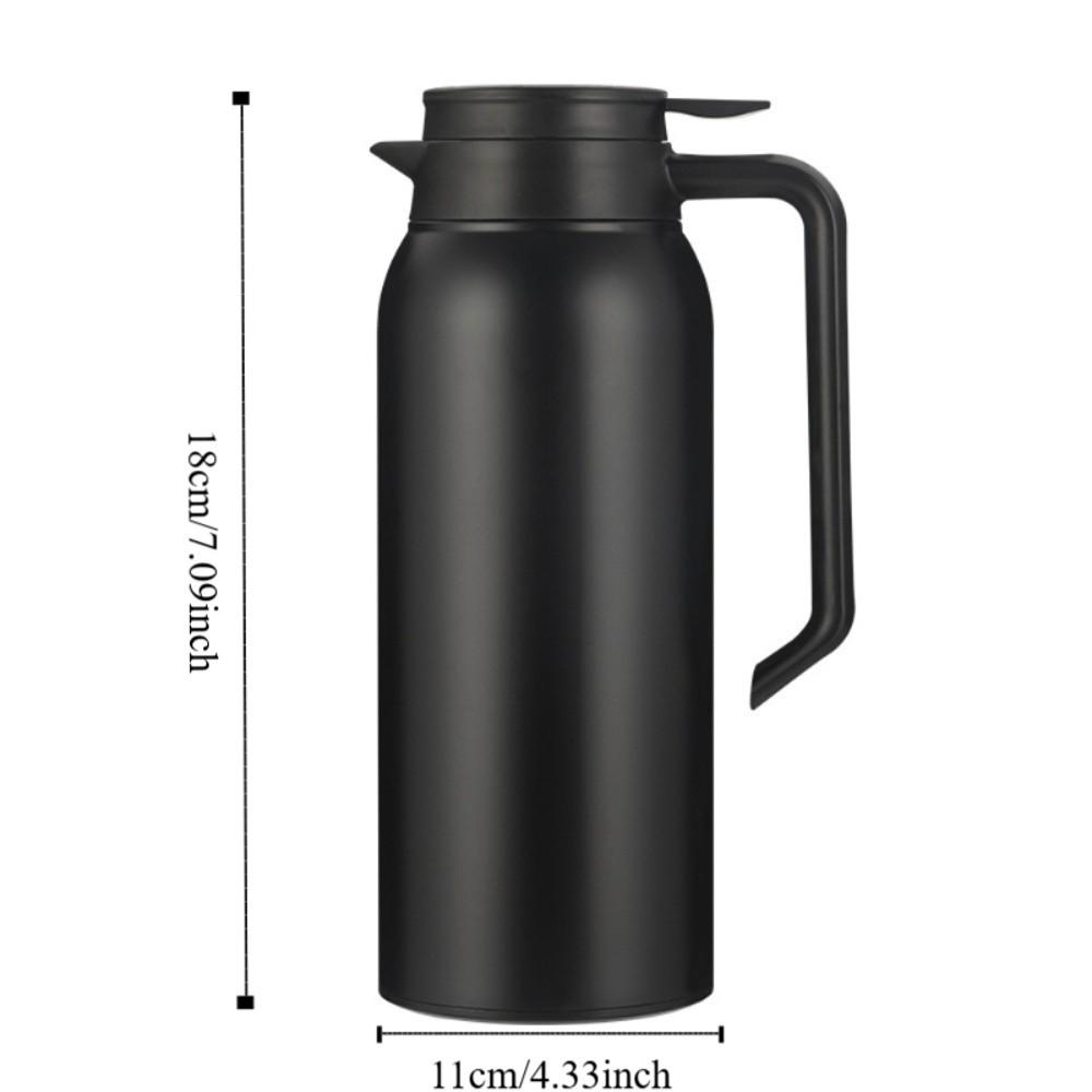 1500 ML Insulation Coffee Pot Stainless Steel Insulated Water Jug Simple Vacuum Flask  Car