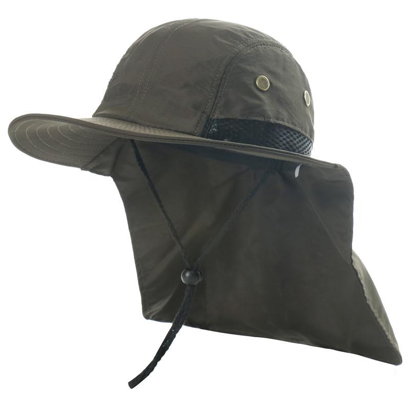 Outdoor-Sonnenhüte für Damen und Herren, Nackenschutz, Teufelshüte, wasserdichte Beschattung, mückensichere und UV-schützende Fischerhüte, Schals, Outdoor