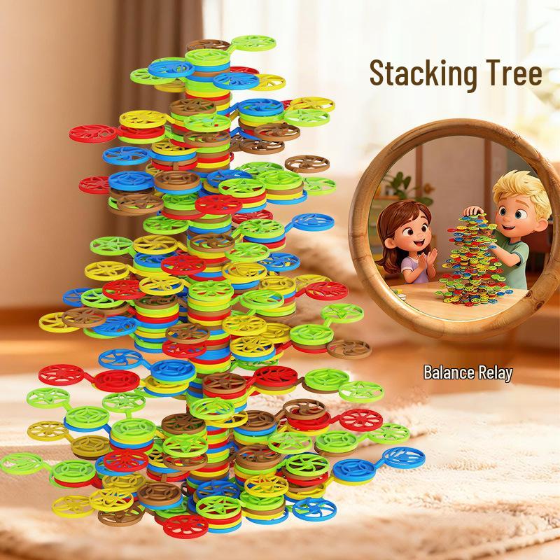 Children's Educational Stacking Blocks - Early Learning Balance Toy