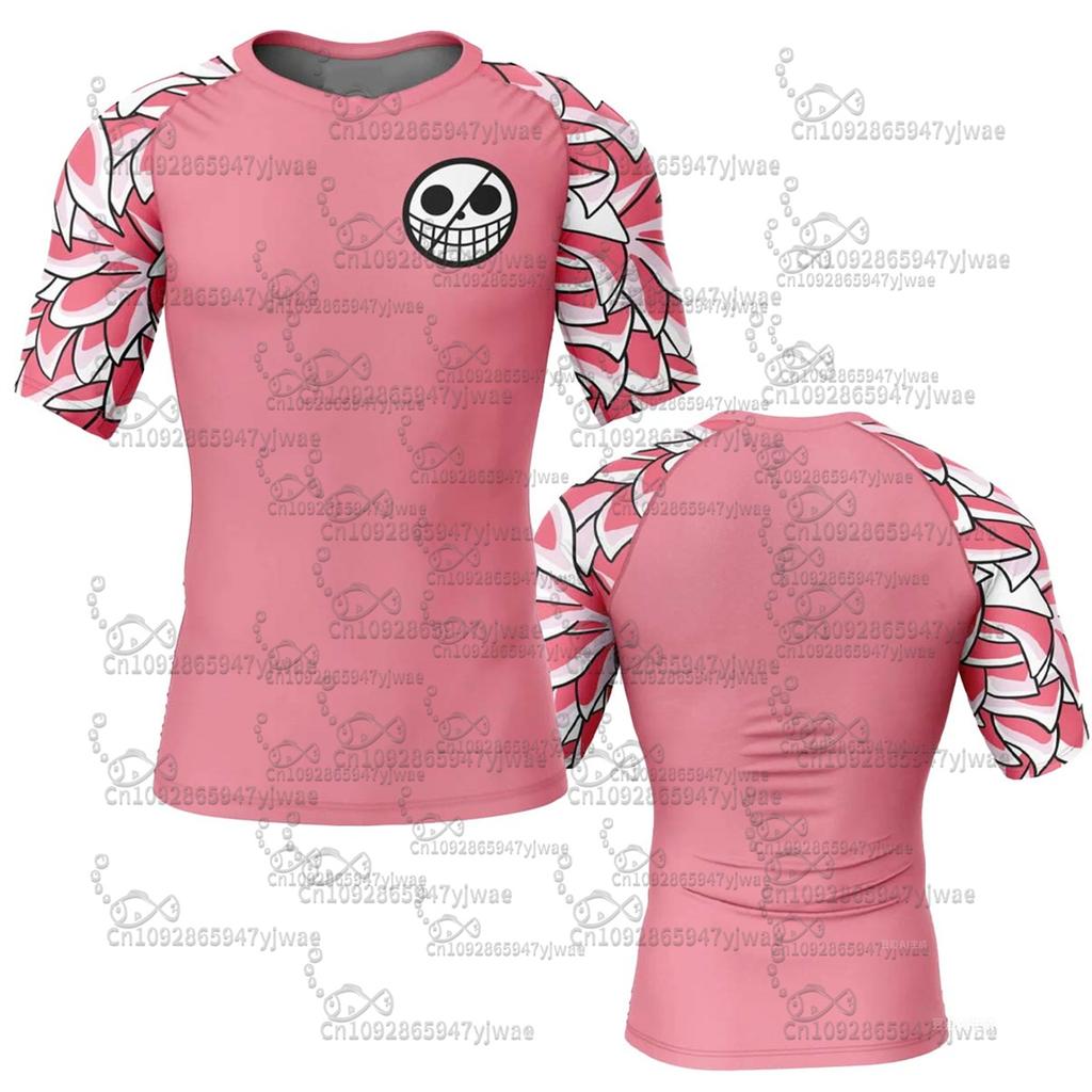 One Piece Luffy Straw Hat Premium Short Sleeve Cosplay Costume Fan Gift Summer Outdoor Sports Teec Adult T-Shirt