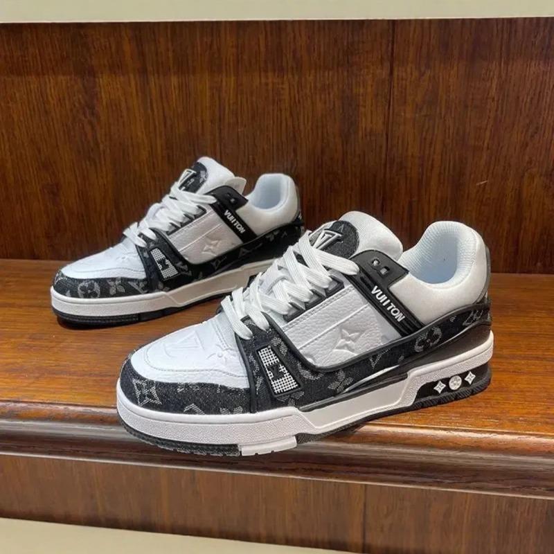 Spring new color matching low-top board shoes breathable and non-slip men's casual shoes