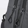 Multi-Layer Men's Chest Bag Handbag Solid Color Shoulder Bag