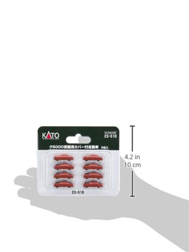 KATO N Gauge Ku5000 Car with Loading Cover 8 units 23-510 Railway Model Freight Car