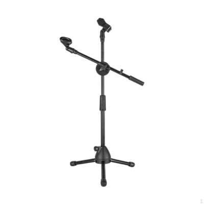 Microphone Stand with Mic Clip Holder Convenient Portable Height Adjustable from 40 - 72 Cm