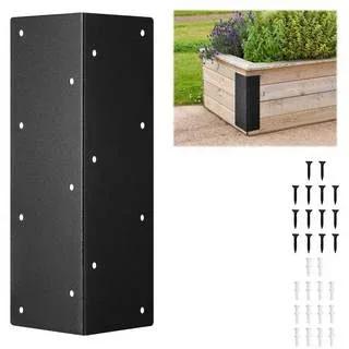 

2026 Latest Models 1Pc Noise Free Metal Right Angle Bracket Rustproof Garden Bed Corner Connector with Screws for Furniture