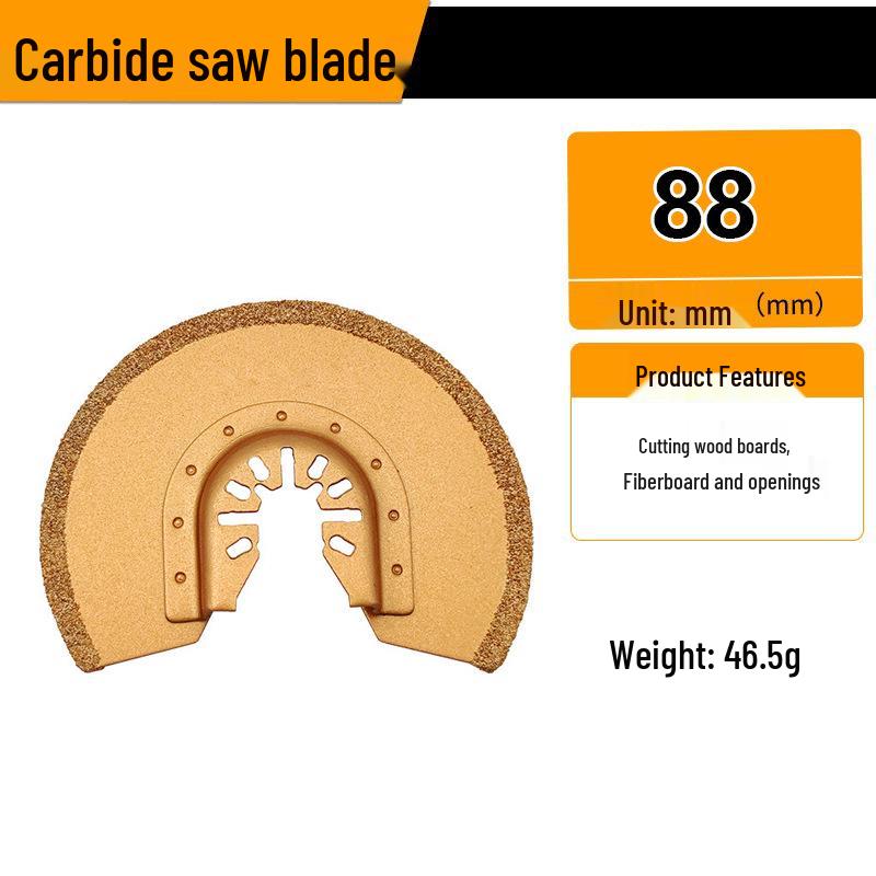 Universal Multifunctional Oscillating Saw Blade for Woodworking and Grinding