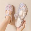 Sandales d'été tendance pour femmes - Chaussures de plage et d'extérieur à semelle souple antidérapante