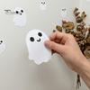 Decorative Glass Film for Home Halloween Glow-in-the-Dark Wall Stickers, Cute Cartoon Pumpkin Ghost Decals, Waterproof PVC Window Clings Removable Art
