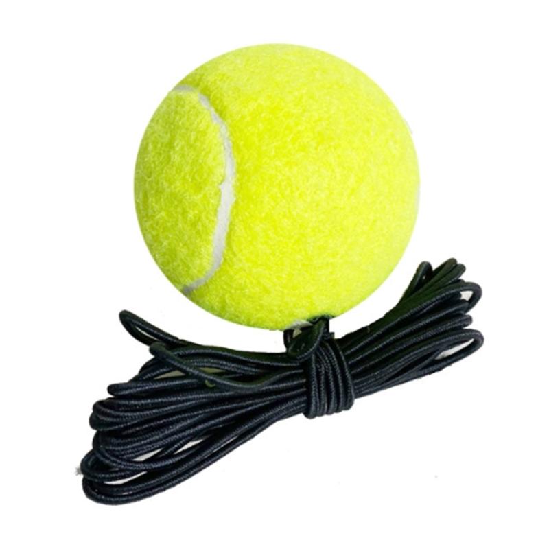 5Pcs Tennis Training Balls with String Tennis Trainer Balls Rebounds Practice Balls for Indoor and Outdoor Tennis Practice