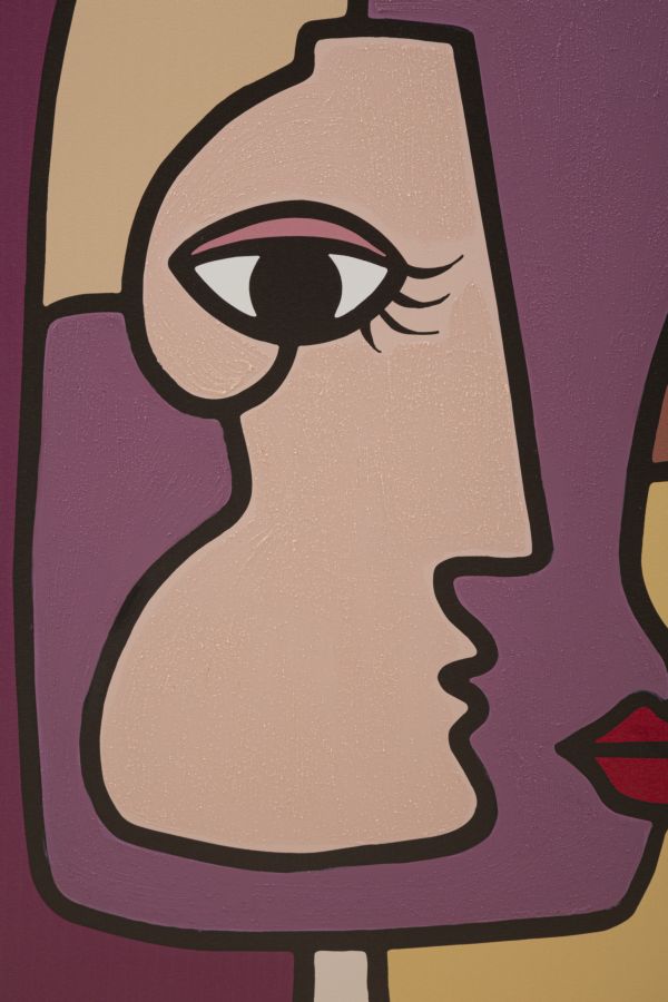 Wall Printing Painting Face New -A- Cm 60X3X90