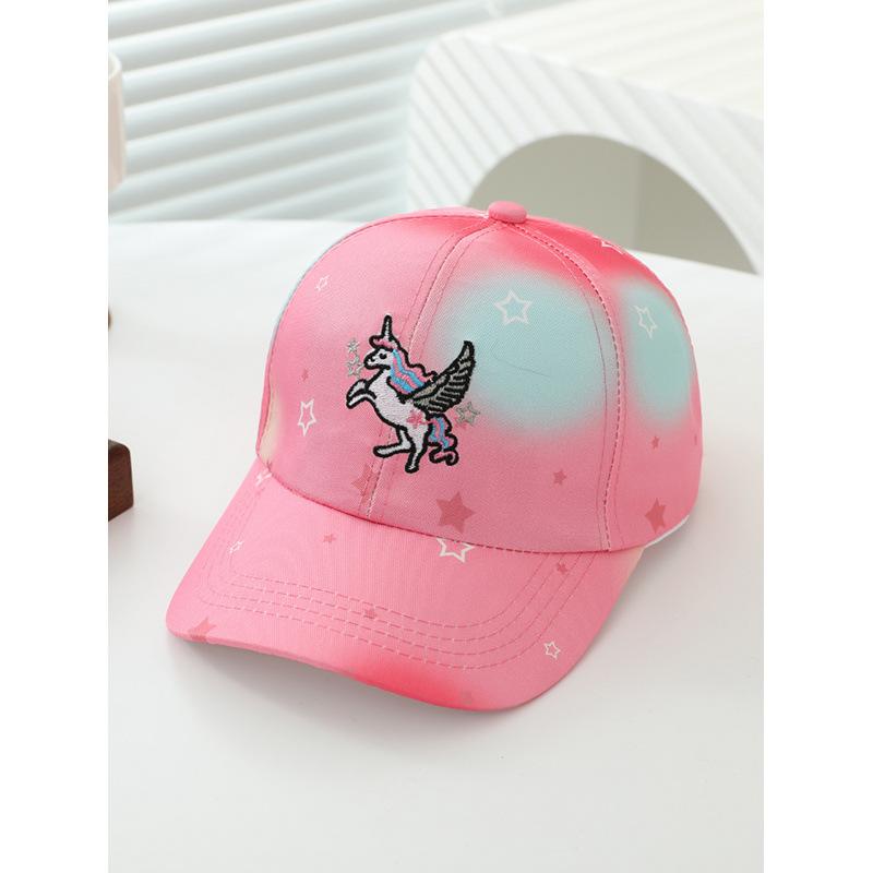 High quality children's hat unicorn cartoon baseball cap spring and autumn boys and girls outdoor sunshade cap