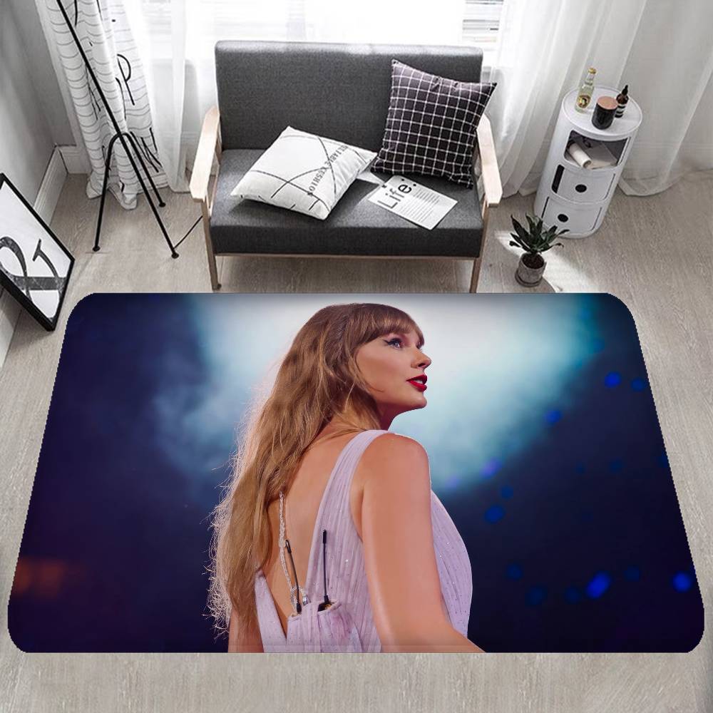 T-Taylor-SwiftS Floor Mat Retro Multiple Choice Living Room Kitchen Rug Non-Slip Modern Home Decor