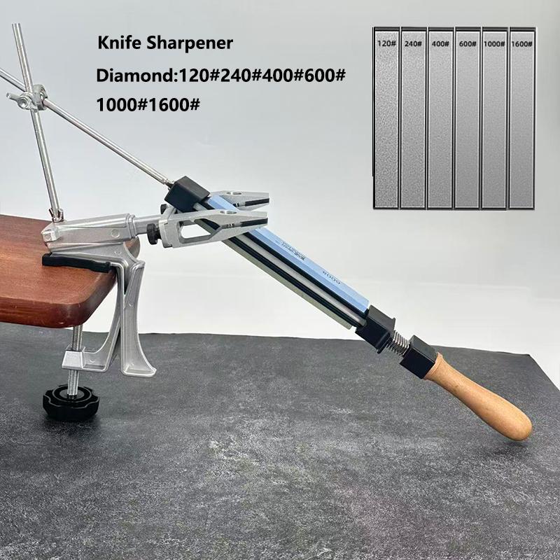 Profesionální brousek na nože s pevným úhlem pro nože Diamantový brousek Brusné nástroje Whetstone Kuchyňské nářadí