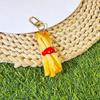 Realistic Food Keychain Set PVC Mini Crab Lobster Keyring Creative Novelty Fun Gift for Car Key Backpack Lovers Friend Party Decoration