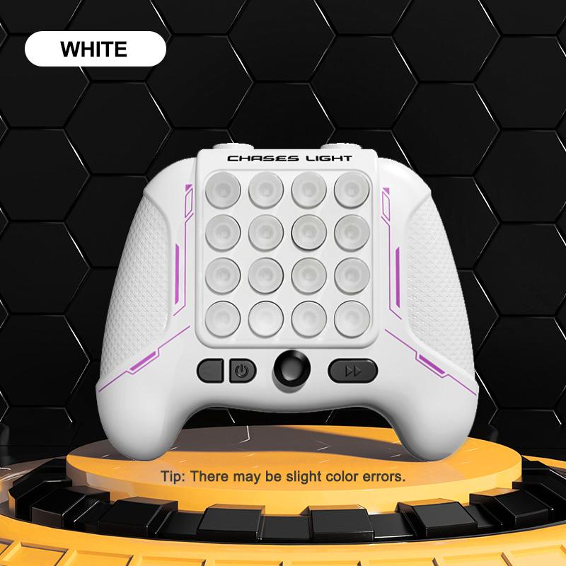 

Електронна ігрова консоль з бігаючим світлом, портативний поп-ігровий контролер для дітей та дорослих, іграшки для зняття стресу, різдвяні подарунки білий