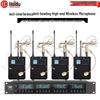 Huido U-04 Professional Wireless 4-Channel Headset Microphone System (CN Version)