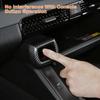 For 2026 Toyota RAV4 2PCS Center Console ABS Driving Control Panel Cover Decor Trim, 2026 RAV4 Hybrid&Plug-in Hybrid Interior Accessories-Carbon