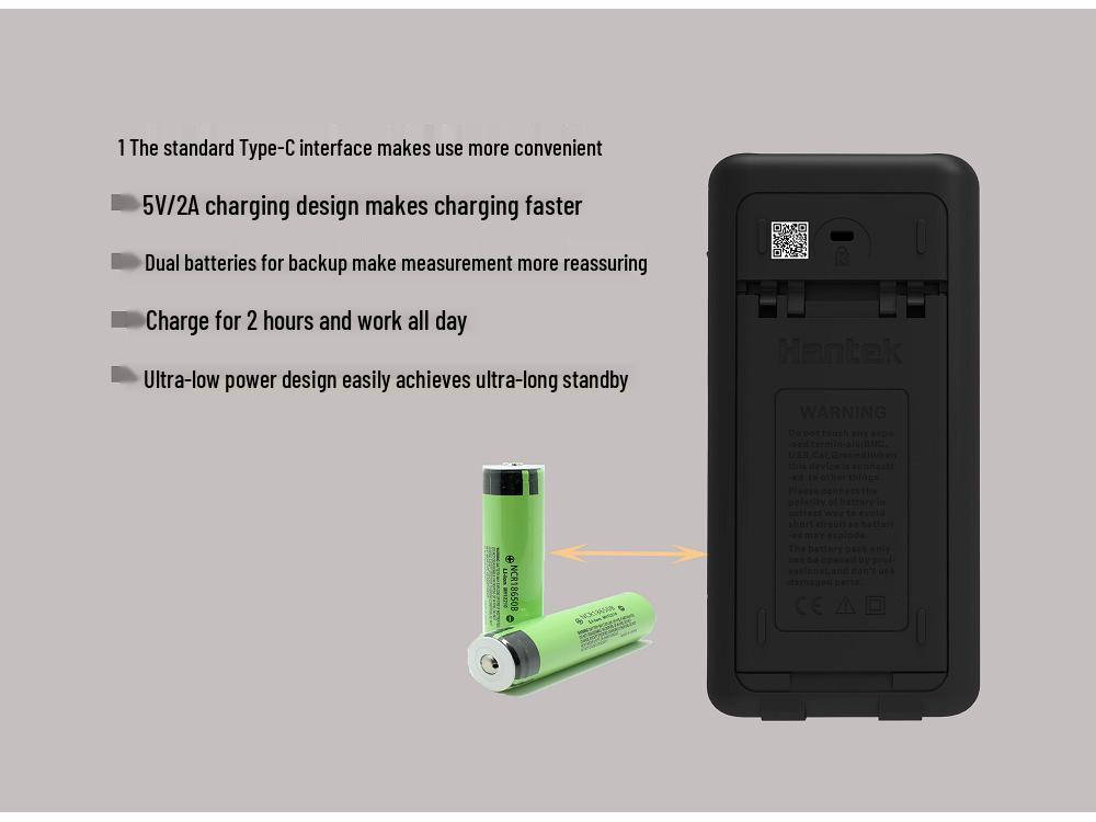 Hantek Handheld LCR Bridge 1832C/1833C High-Precision Resistance Meter