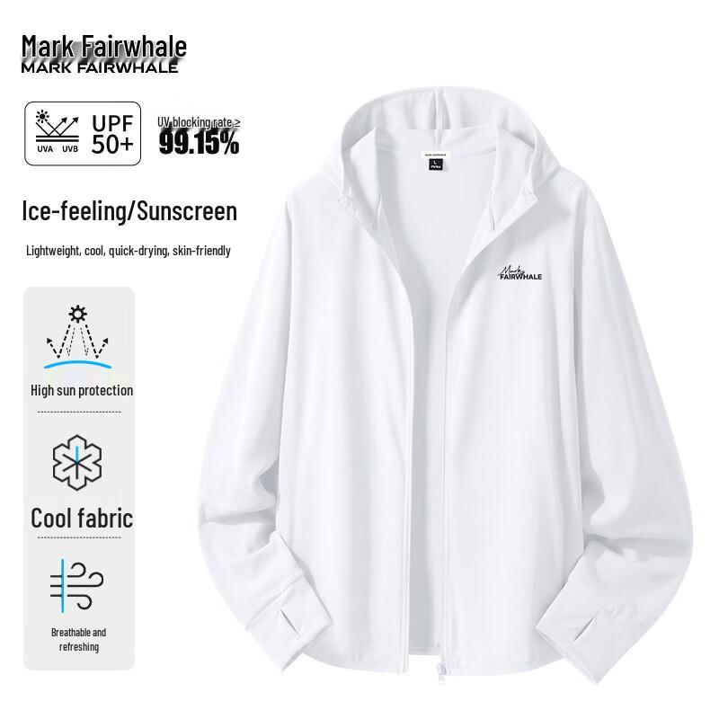 

Mark Fairwhale Men s Ice Silk UPF50+ Sun Protection Hooded Jacket XXL