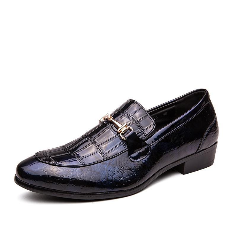 Fashion Luxury Designer Brand Mens Business Leather Korean Casual Office Formal Oxford Loafers Moccasin Wedding Dress Male Shoes for Men