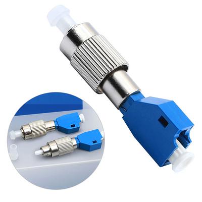 Adaptador convertidor híbrido de conector hembra LC a conector macho FC, acoplador de medidor de potencia de fibra óptica