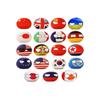 Set 19 buc Plușuri Country Balls, Păpușă de pluș Poland Ball 10cm, Accesorii pandantiv, Jucării de pluș Cadouri pentru copii adulți