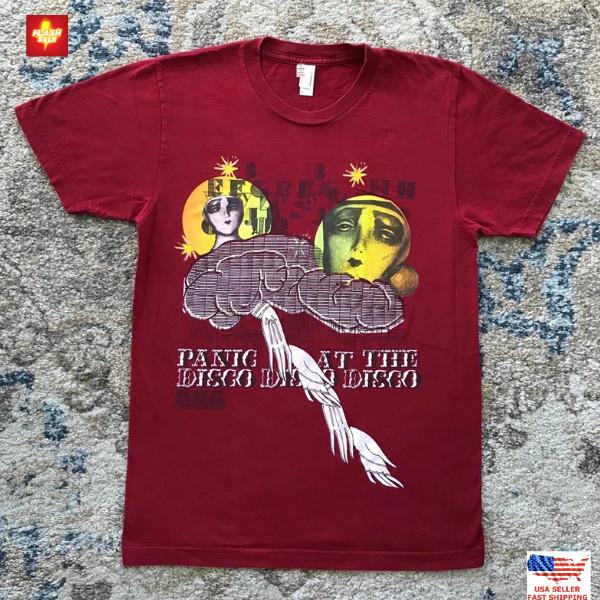 Vintage Panic! At The Disco “Disco Disco” 2006 Tour TShirt – Redesign Unisex Tee