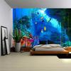 Ocean Art Tapestry Dream Sea World Wall Hanging Bedroom Decor Psychedelic    Curtain Background Room