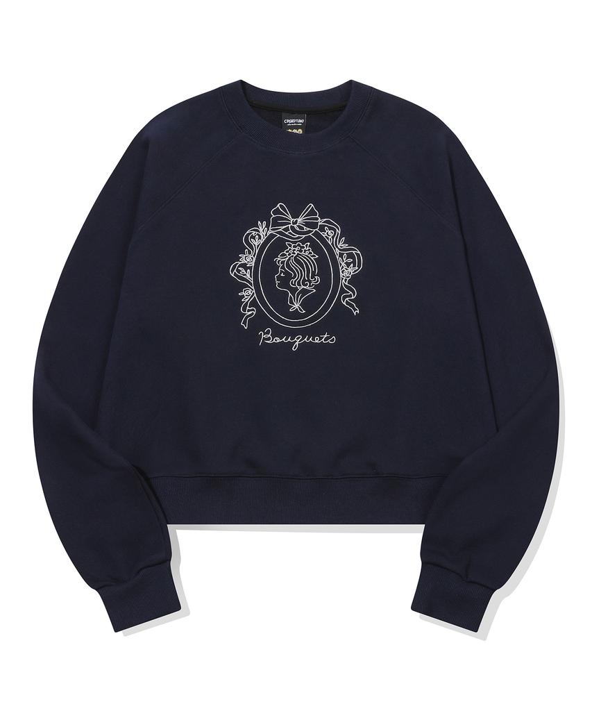CPGN STUDIO Bianca Raglan Sweatshirt Navy