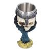 Skull Head Wine Goblet with Stainless Steel Inner Personalized Claw Skull Cup for Home