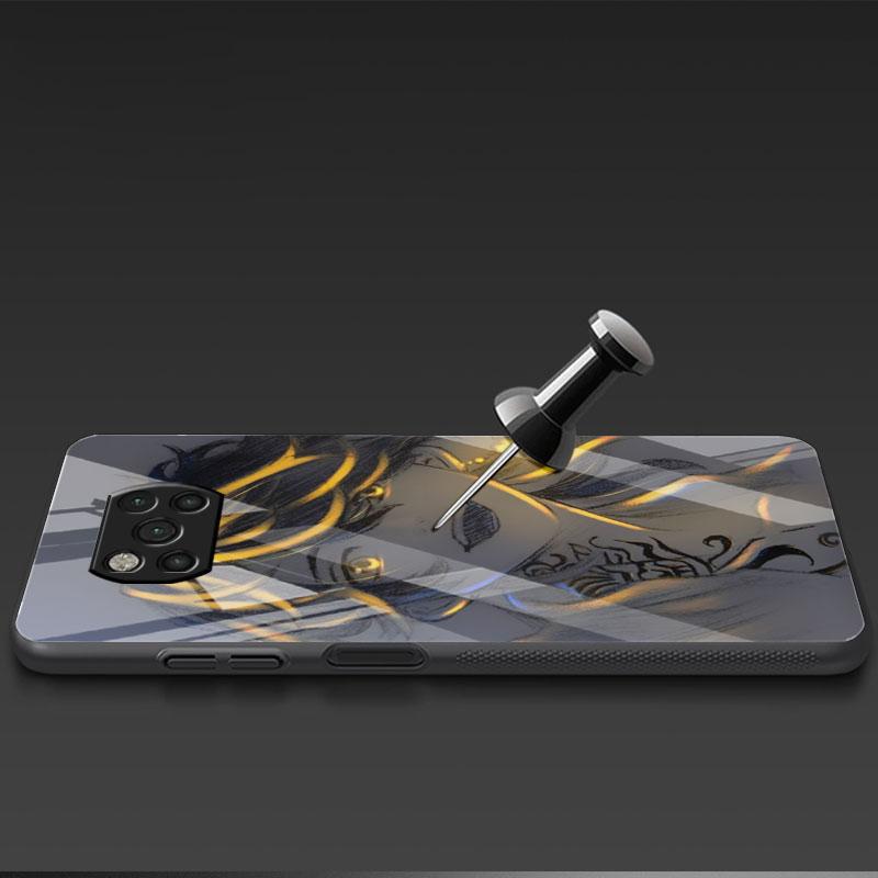 Glass Case For Xiaomi Poco X3 NFC 11 Lite 11T F3 M3 For Redmi Note 11 10 9 8 Pro 10S 9S 9A 9C Phone Cover Tokyo Revengers