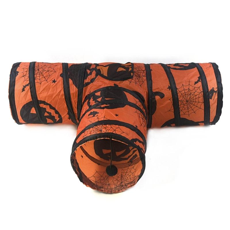 

Compactable Cats Tunnel Spring Tube Tunnels Foldable Toy Relieve Boredom for Indoor Kitten Rabbits Puppies 1