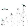 Max. Height 46inch/118cm Aluminum Alloy Camera Tripod Lightweight Portable Photography Video Tripod Max. Load 2.5kg with Carrying Bag Compatible with