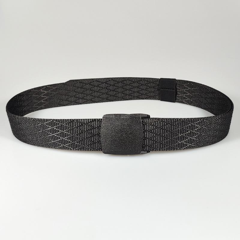 Men's Tactical Nylon Belt, Mesh Pattern, Non-Metal Jacquard, Outdoor Waist Belt In Stock