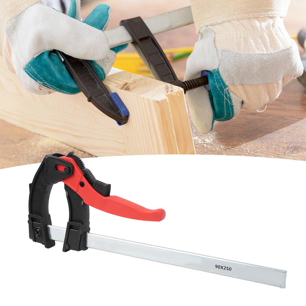 Rychloupínací ráčnové nastavitelné F svěrky Dřevoobráběcí tyčové svorky Upevňovací svěrka DIY truhlářské příslušenství