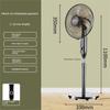 Camel Electric Fan Floor Fan Home Dormitory Remote Control Desk Fan Student Shaking Head Mute Vertical Floor