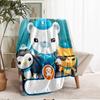 The Octonauts Theme Printed Blanket - Perfect for Couch, Bed, Travel & Outdoor Use | Machine Washable, Cozy & Durable.